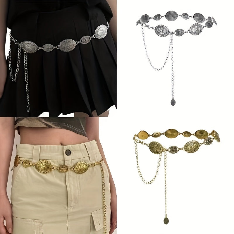 Ceinture Rouge Chaîne pour Femme Veronique — visuel 4