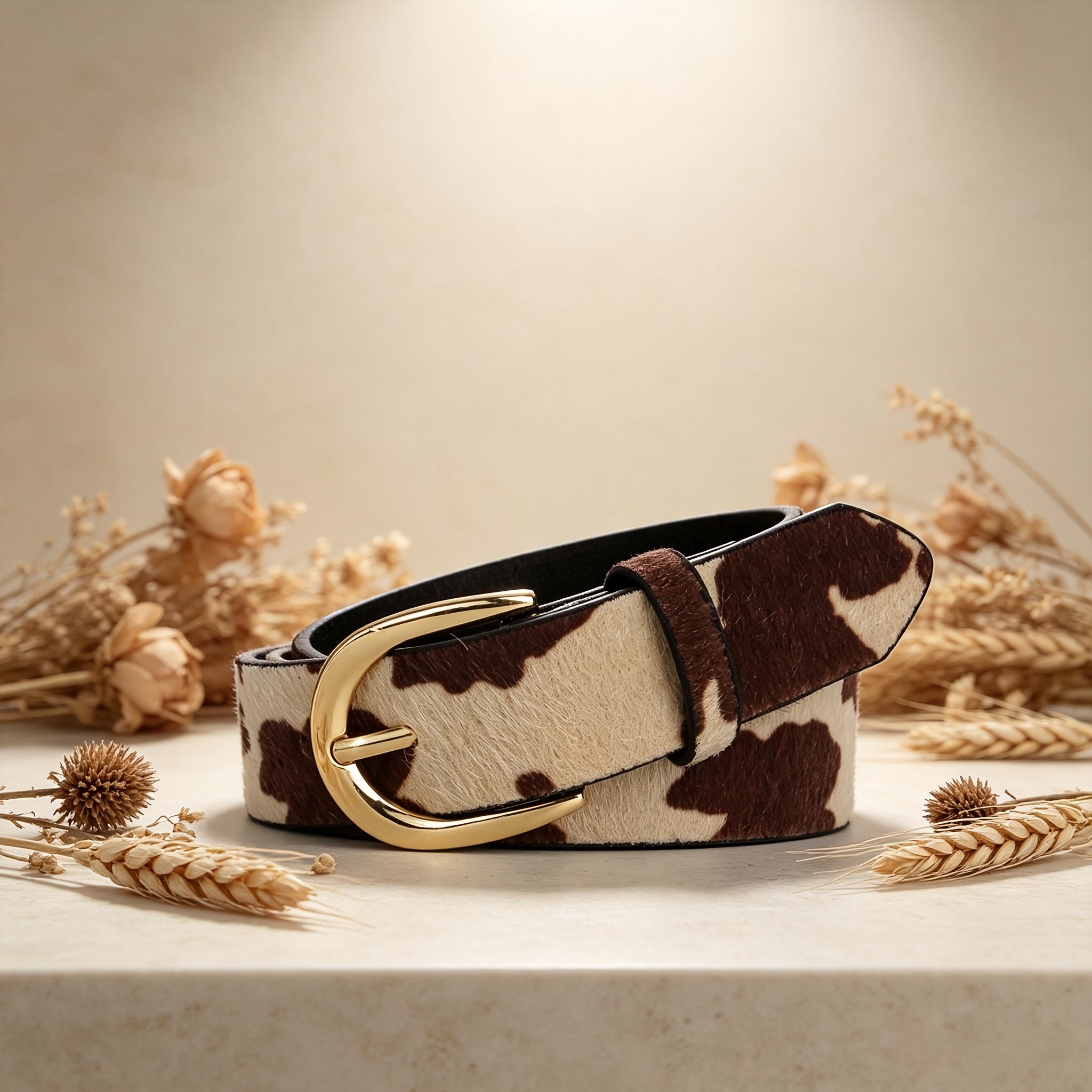Ceinture Rouge en Simili Cuir pour Femme Guilaine — visuel 7