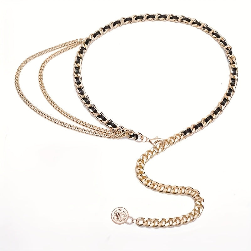 Ceinture Rouge en Simili Cuir pour Femme Ibiza — visuel 1