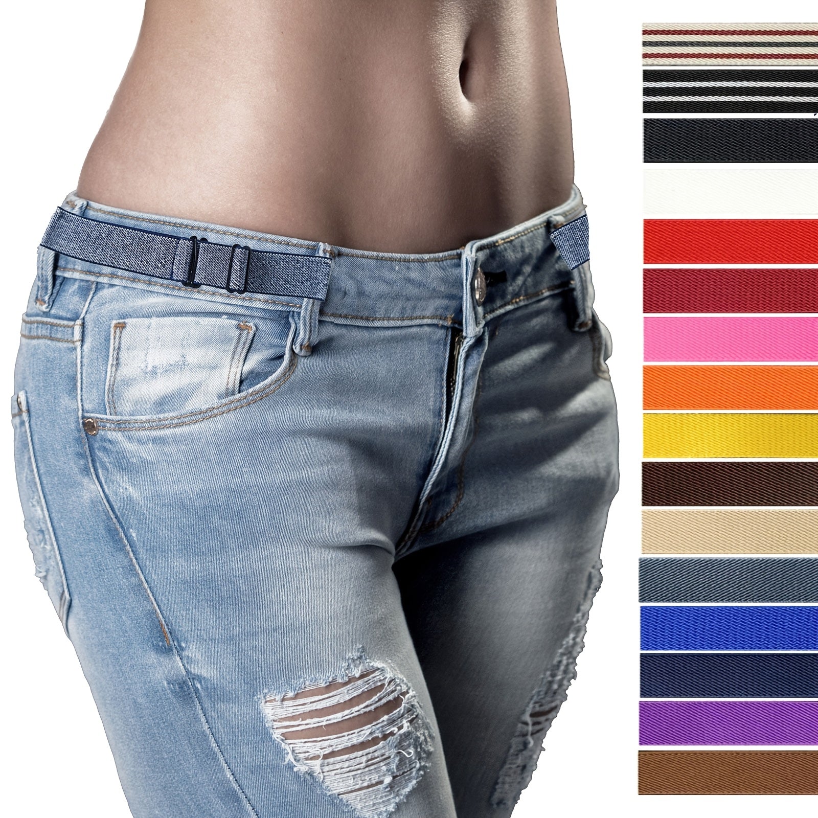 Ceinture Sans Boucle Élastique pour Homme Hartford — visuel 1