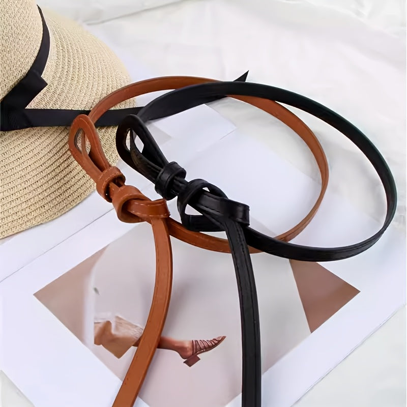 Ceinture Sans Boucle Fine pour Femme Merida — visuel 9