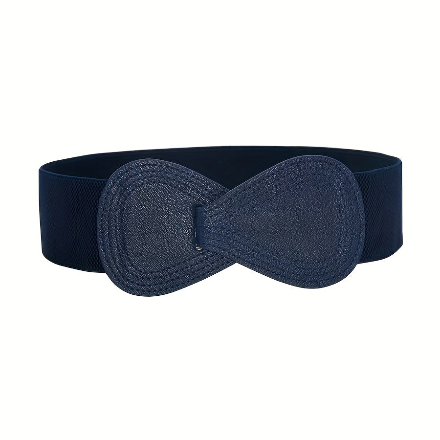 Ceinture Sans Boucle Large pour Femme Violette — visuel 10