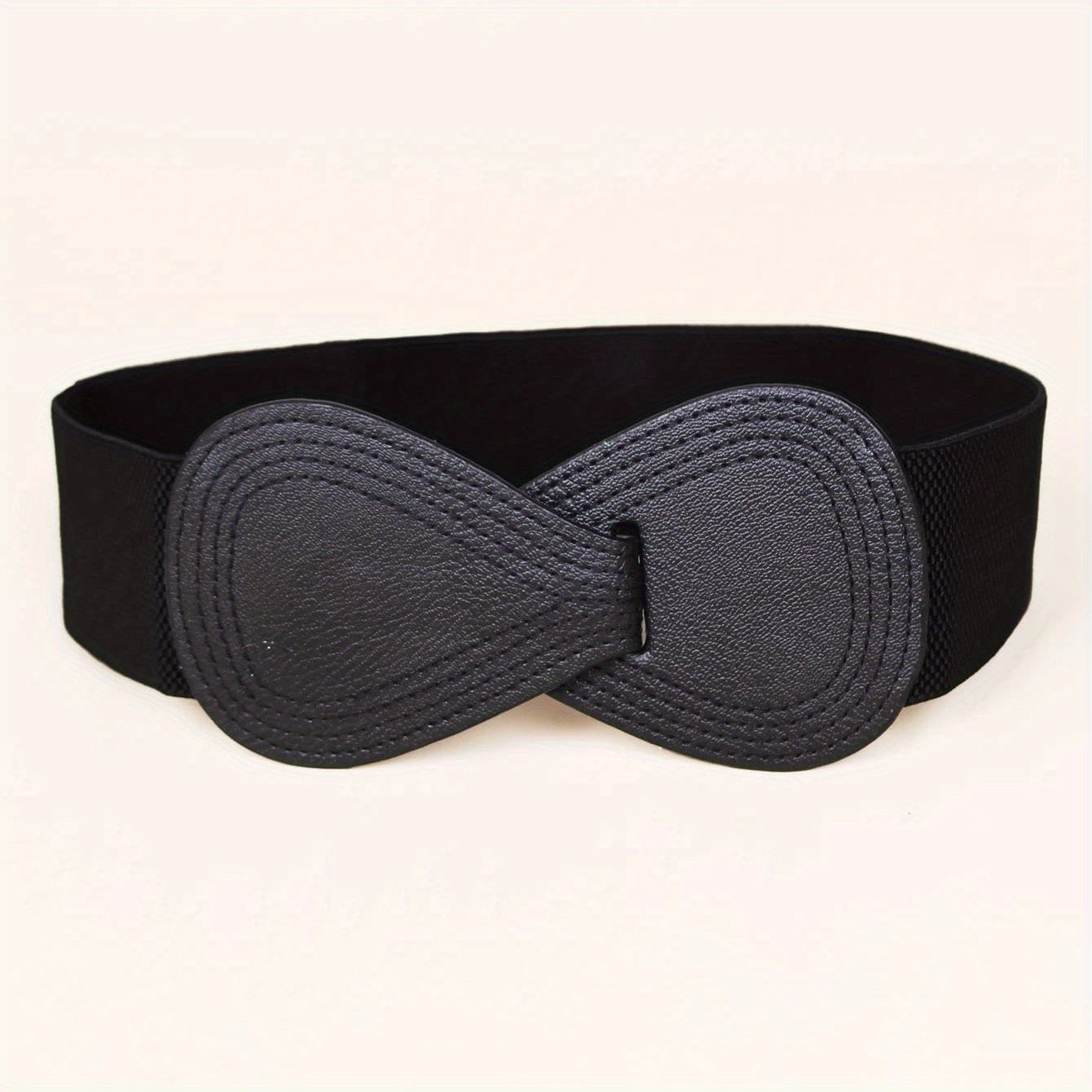 Ceinture Sans Boucle Large pour Femme Violette — visuel 13