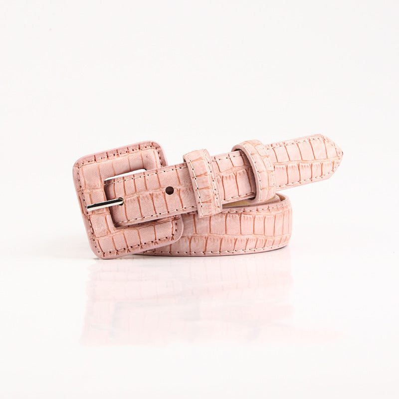 Ceinture Sans Boucle en Simili Cuir pour Homme Derby — visuel 4