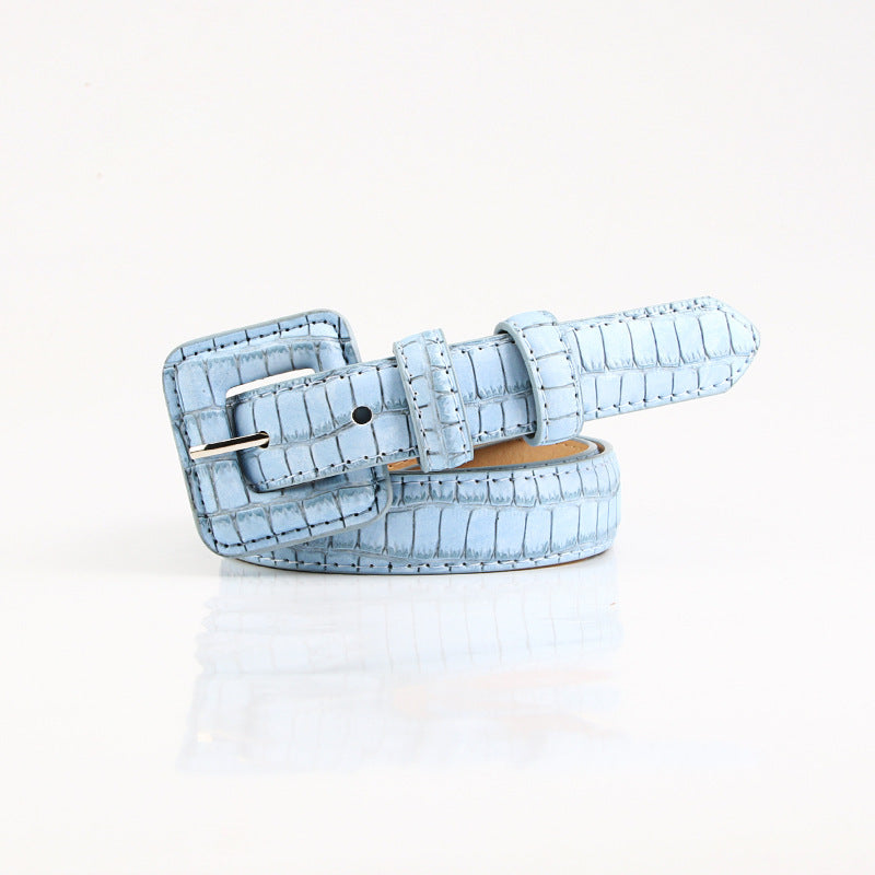 Ceinture Sans Boucle en Simili Cuir pour Homme Derby — visuel 5