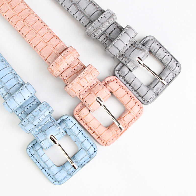 Ceinture Sans Boucle en Simili Cuir pour Homme Derby — visuel 6