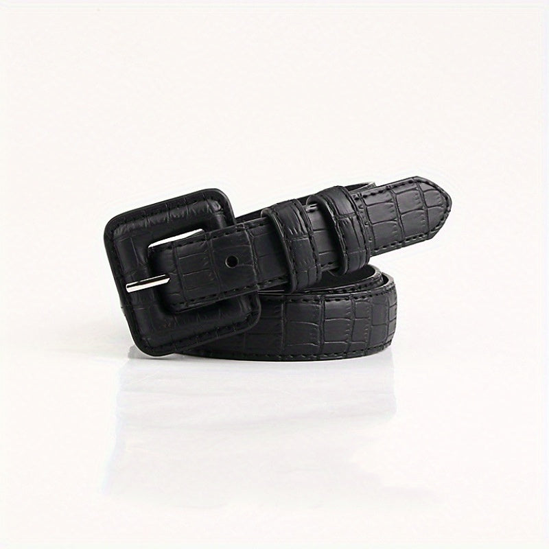 Ceinture Sans Boucle en Simili Cuir pour Homme Derby — visuel 7