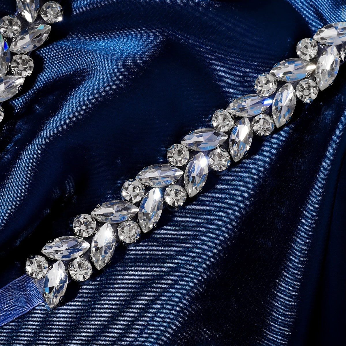 Ceinture Sans Boucle à Strass pour Femme Tarifa — visuel 3