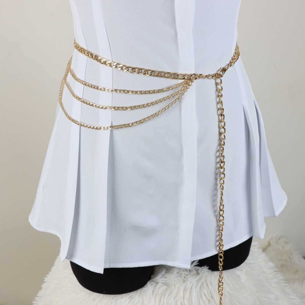 Ceinture Sans Boucle Western pour Femme Zermatt — visuel 6