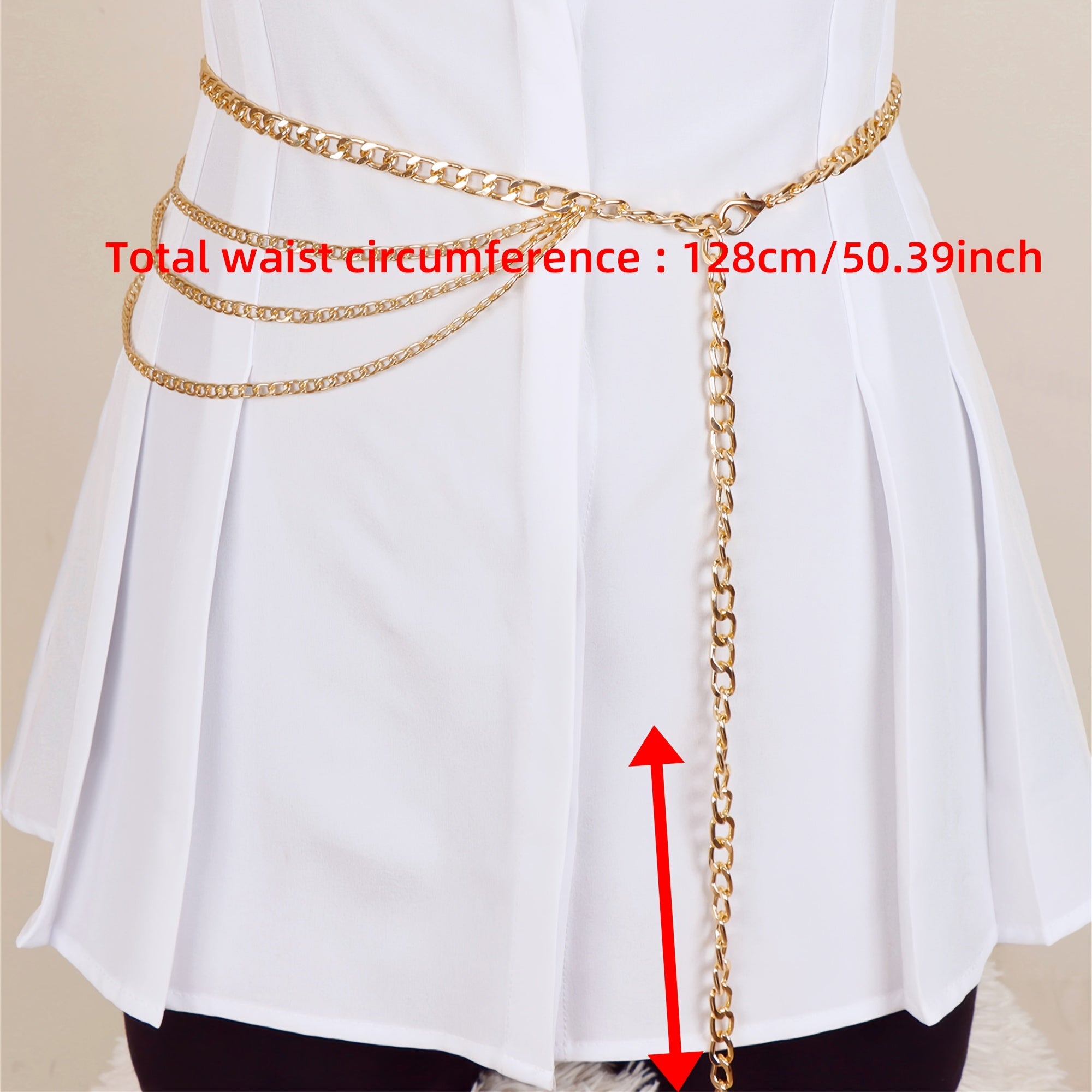 Ceinture Sans Boucle Western pour Femme Zermatt — visuel 8