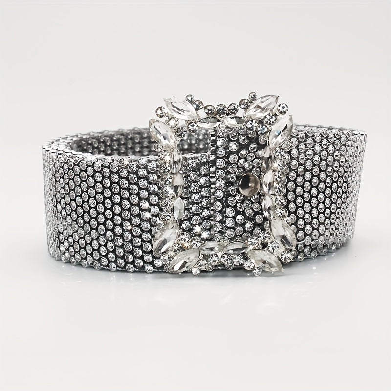 Ceinture à Strass en Simili Cuir pour Femme Sestri — visuel 2