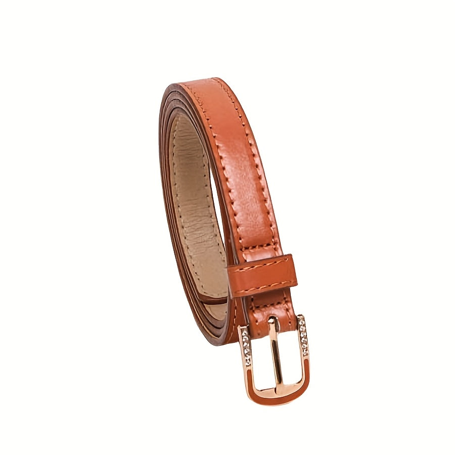 Ceinture à Strass en Simili Cuir pour Femme Violaine — visuel 5