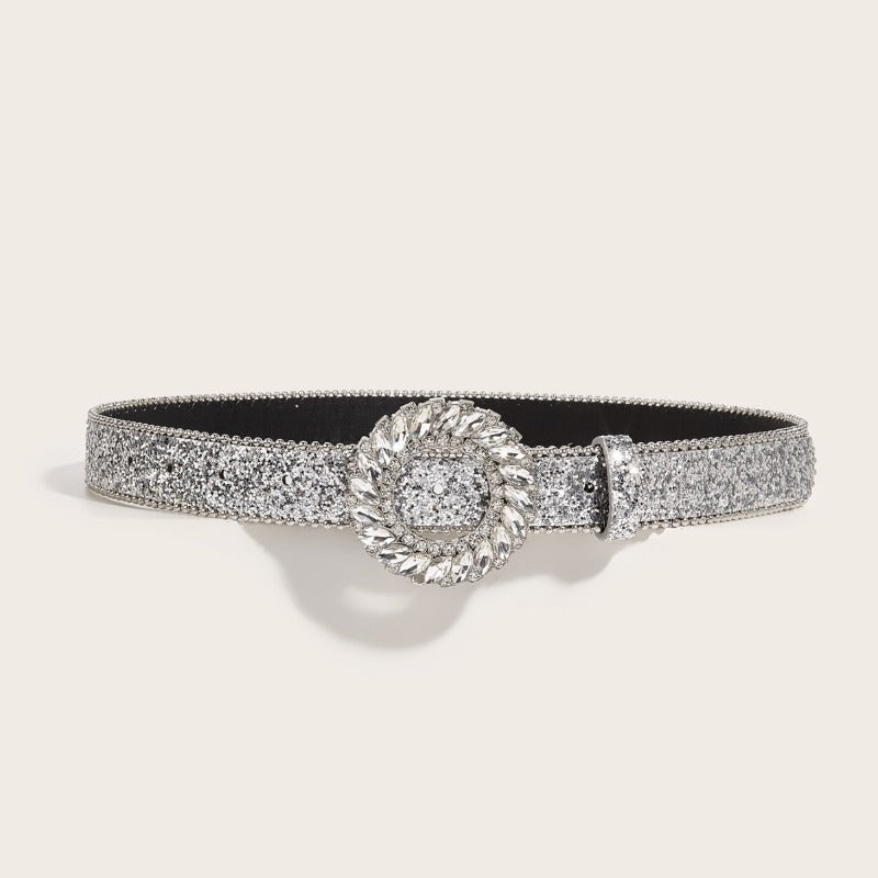 Ceinture à Strass en Tissu pour Femme Sorrente — visuel 2