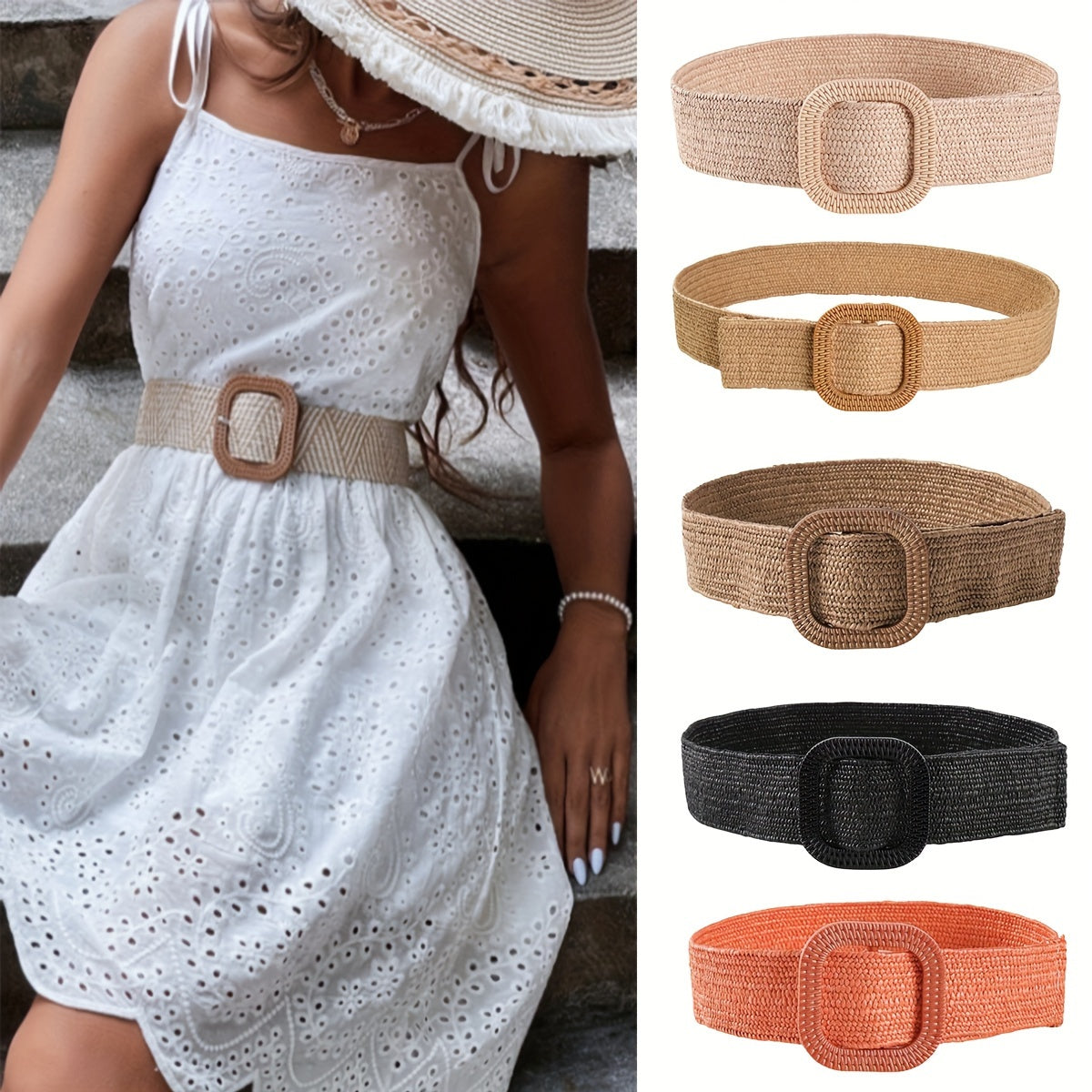 Ceinture Tressée Élastique pour Homme Belfast — visuel 3