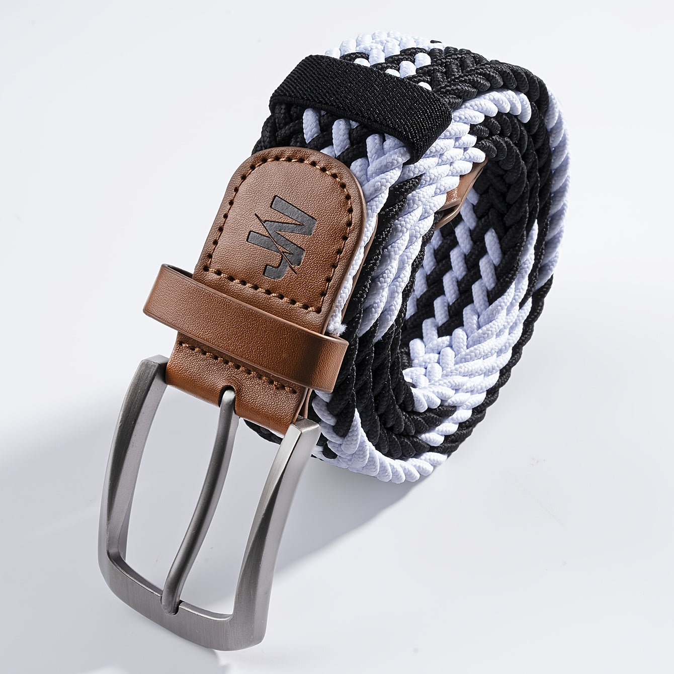 Ceinture Tressée Élastique pour Homme Romain — visuel 1