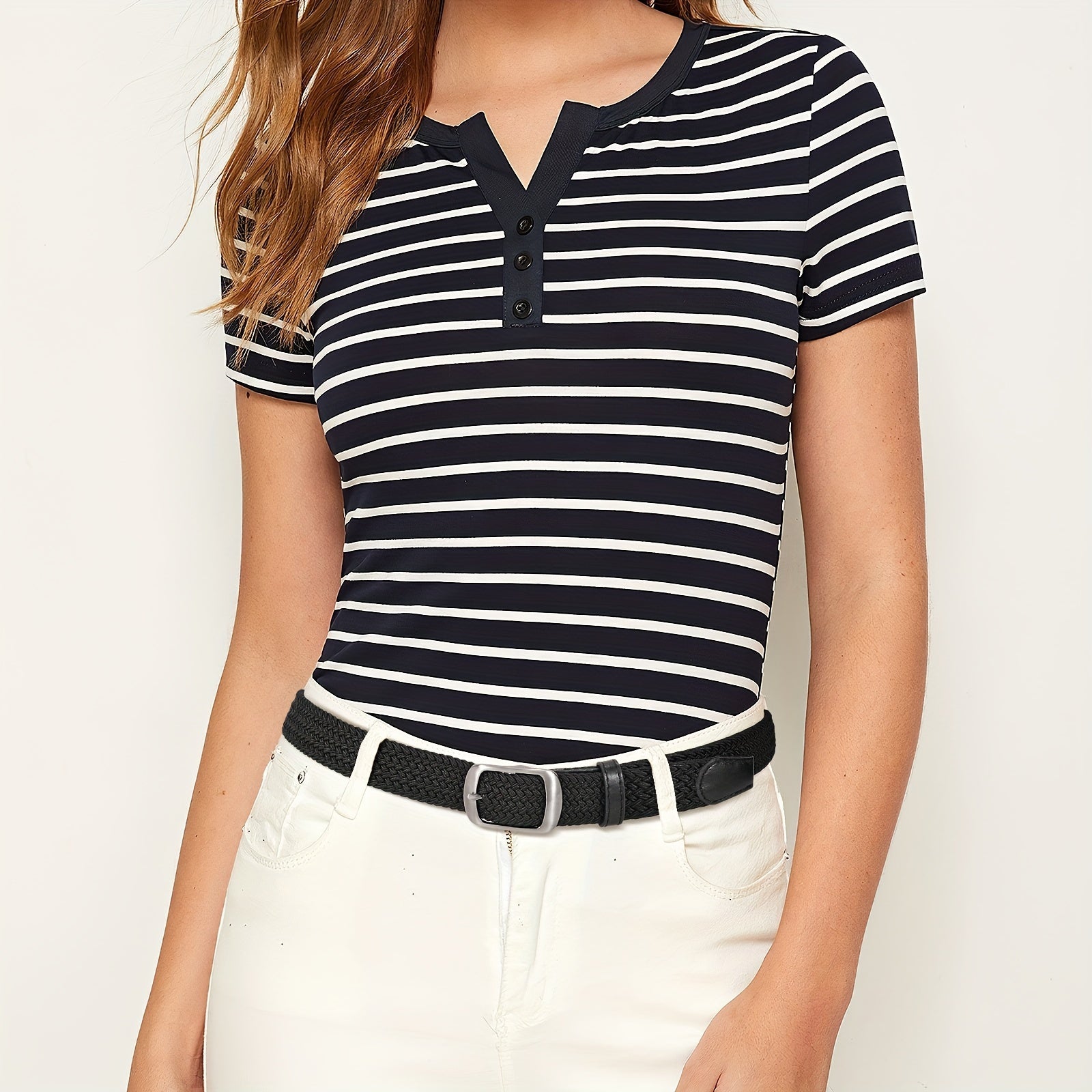Ceinture Tressée en Simili Cuir pour Femme Ariane — visuel 1