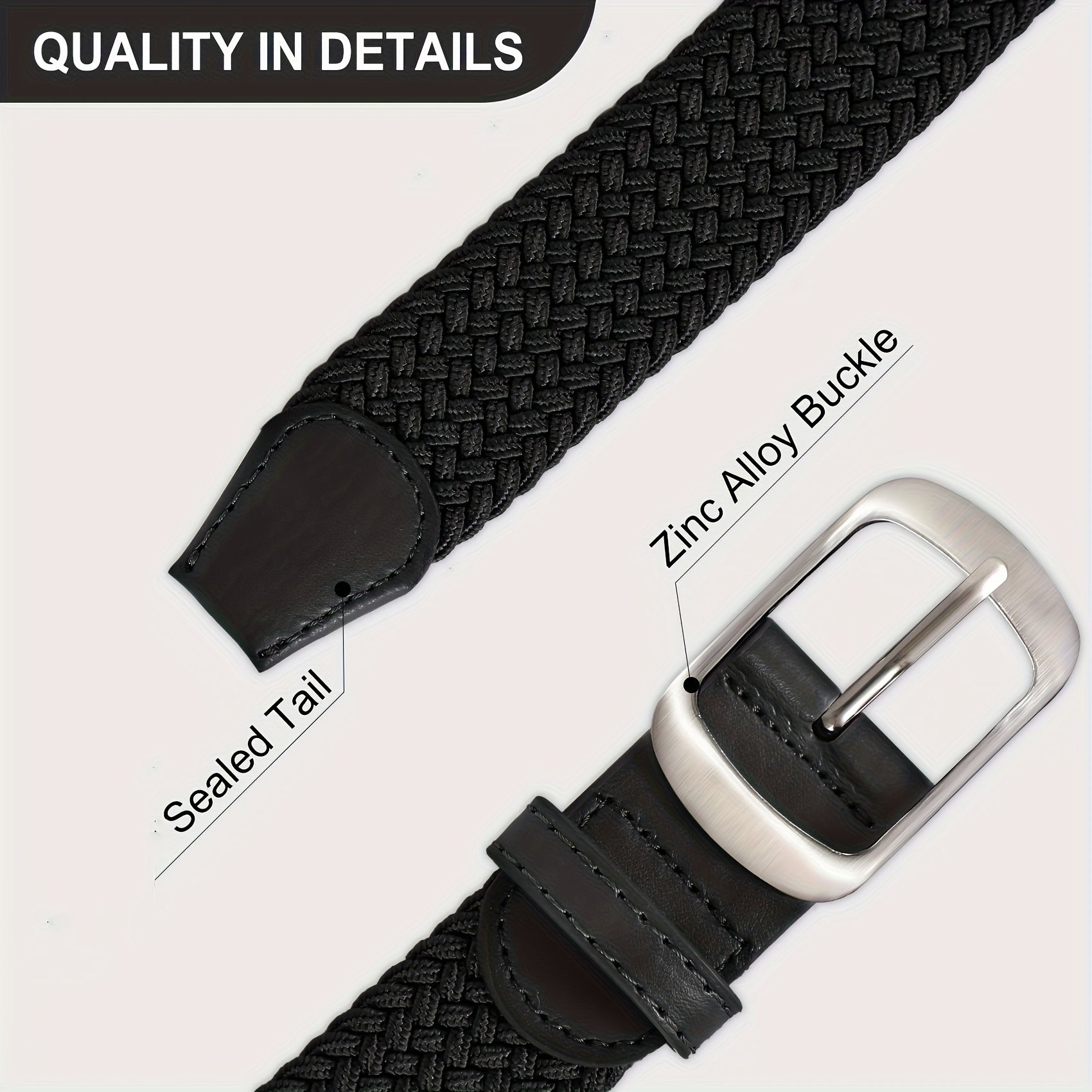 Ceinture Tressée en Simili Cuir pour Femme Ariane — visuel 10