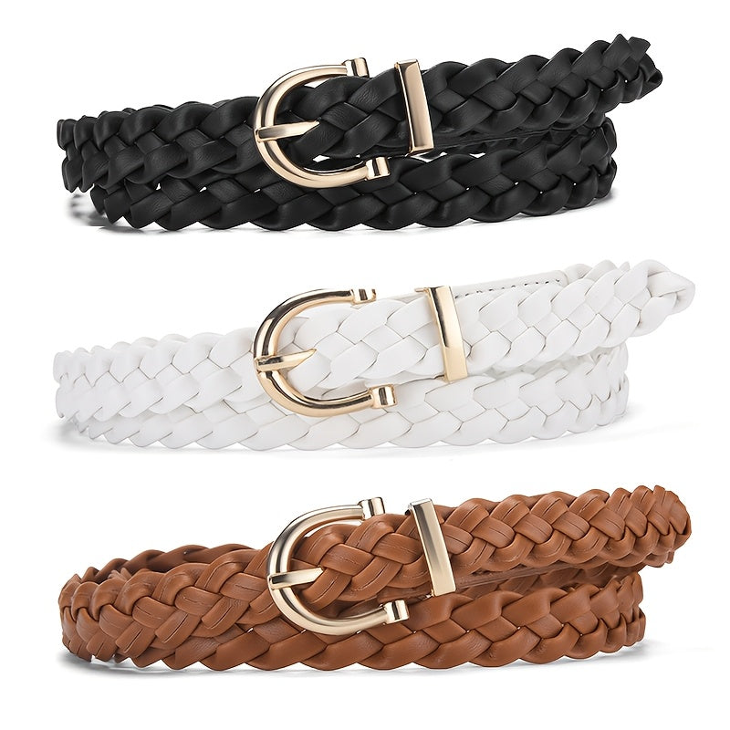 Ceinture Tressée en Simili Cuir pour Femme Bastienne — visuel 6