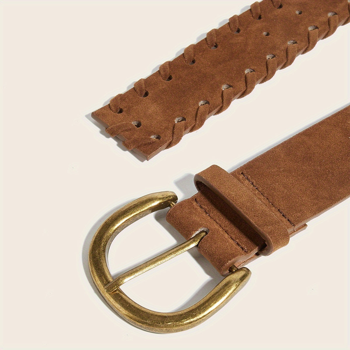 Ceinture Tressée en Simili Cuir pour Femme Léonie — visuel 5