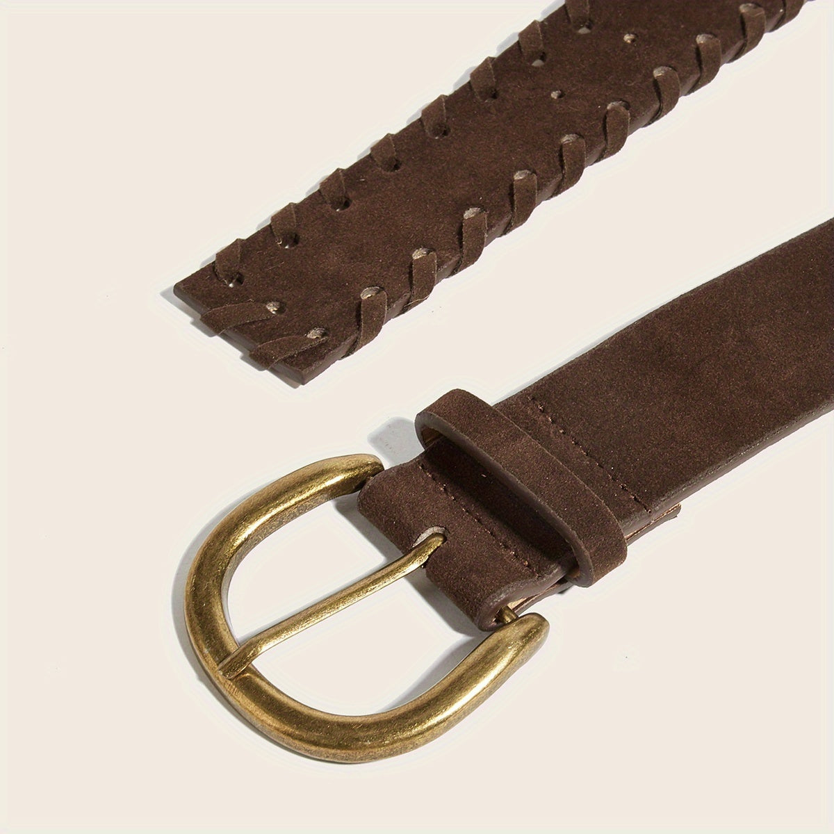 Ceinture Tressée en Simili Cuir pour Femme Léonie — visuel 6