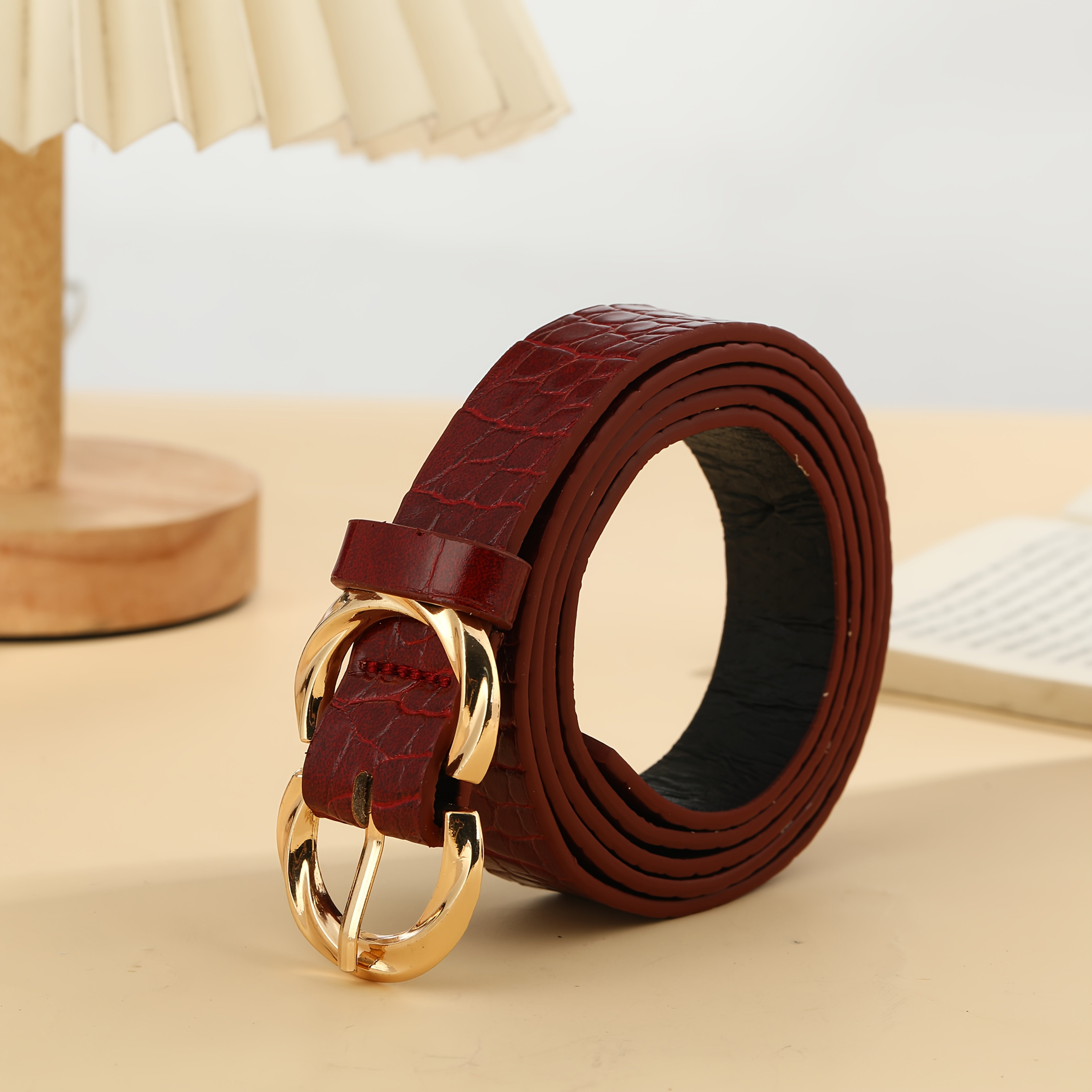 Ceinture Tressée en Simili Cuir pour Femme Maguelone — visuel 2