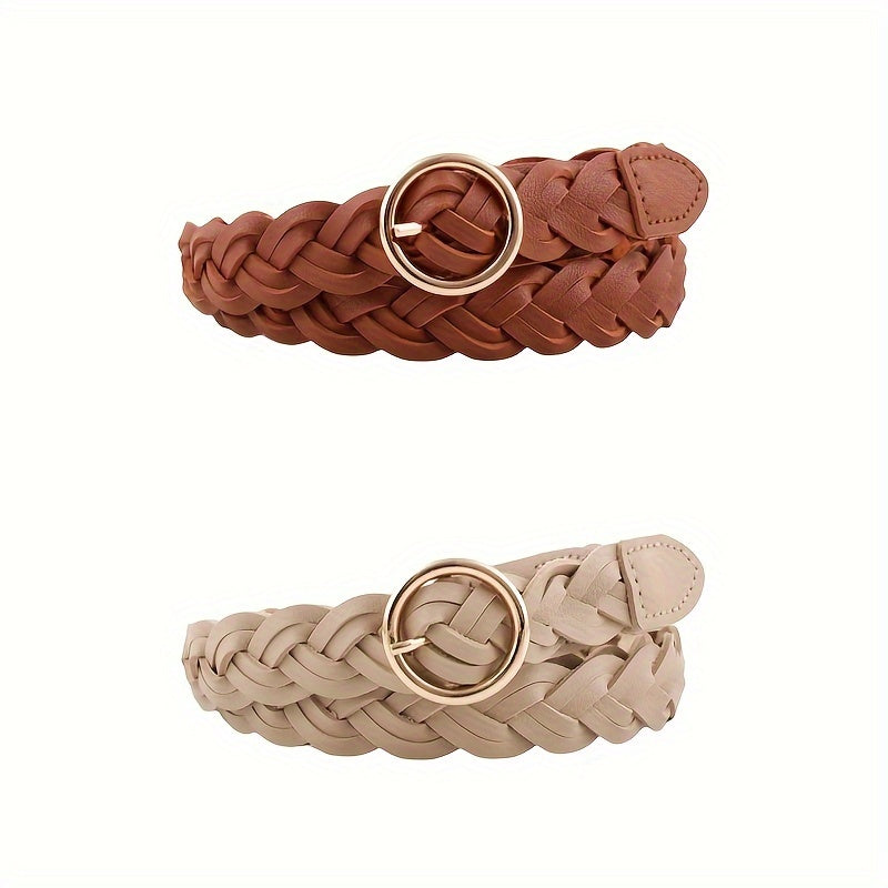 Ceinture Tressée en Simili Cuir pour Femme Noémie — visuel 6
