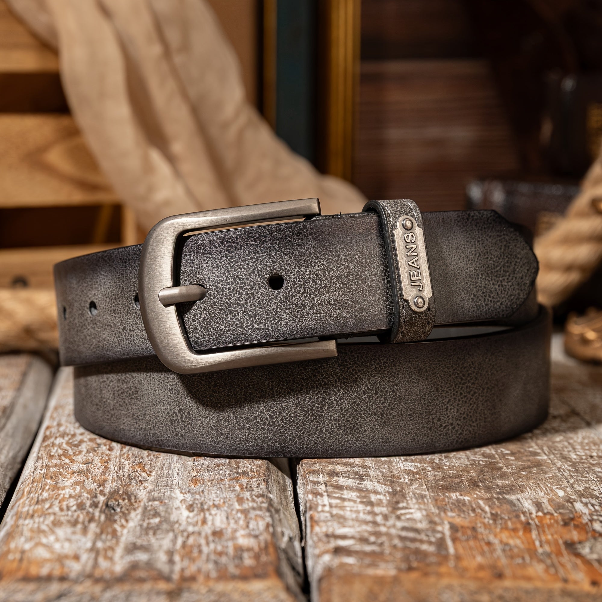 Ceinture Tressée en Simili Cuir pour Homme Joseph — visuel 2