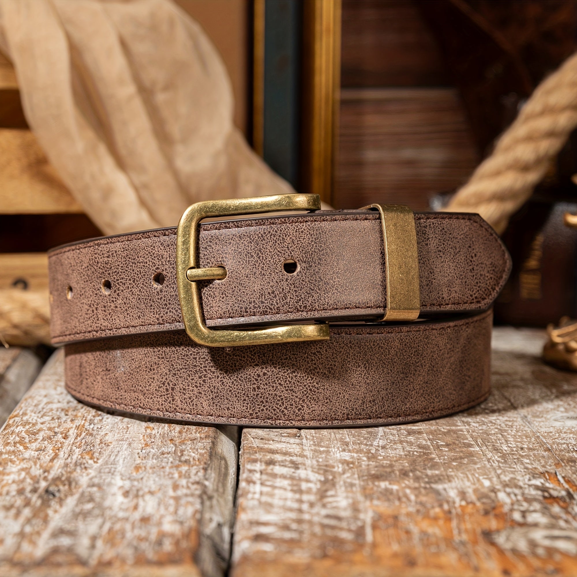 Ceinture Tressée en Simili Cuir pour Homme Louis — visuel 7