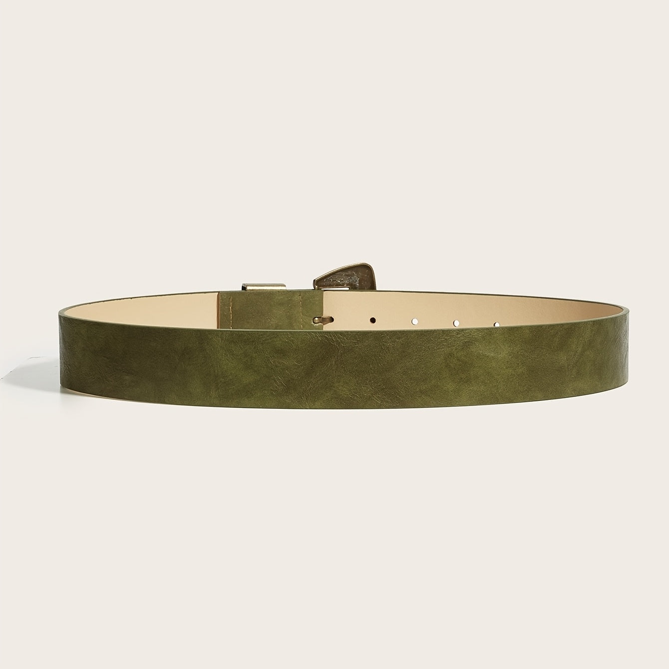 Ceinture Verte en Simili Cuir pour Femme Edwige — visuel 6