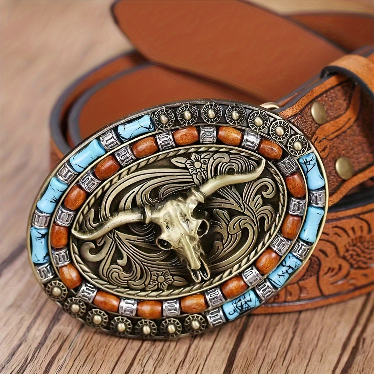Ceinture Western en Simili Cuir pour Femme Alexia — visuel 1