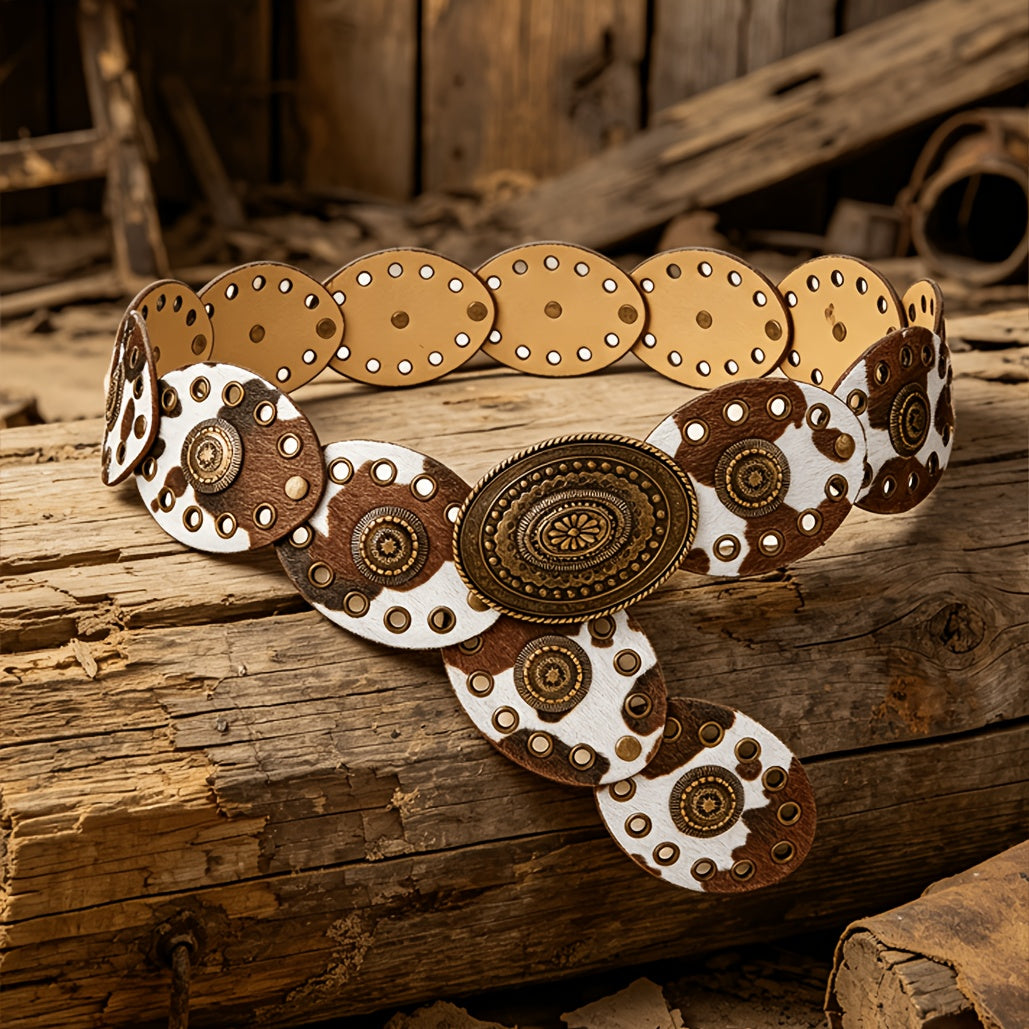 Ceinture Western en Simili Cuir pour Femme Anastasie — visuel 2