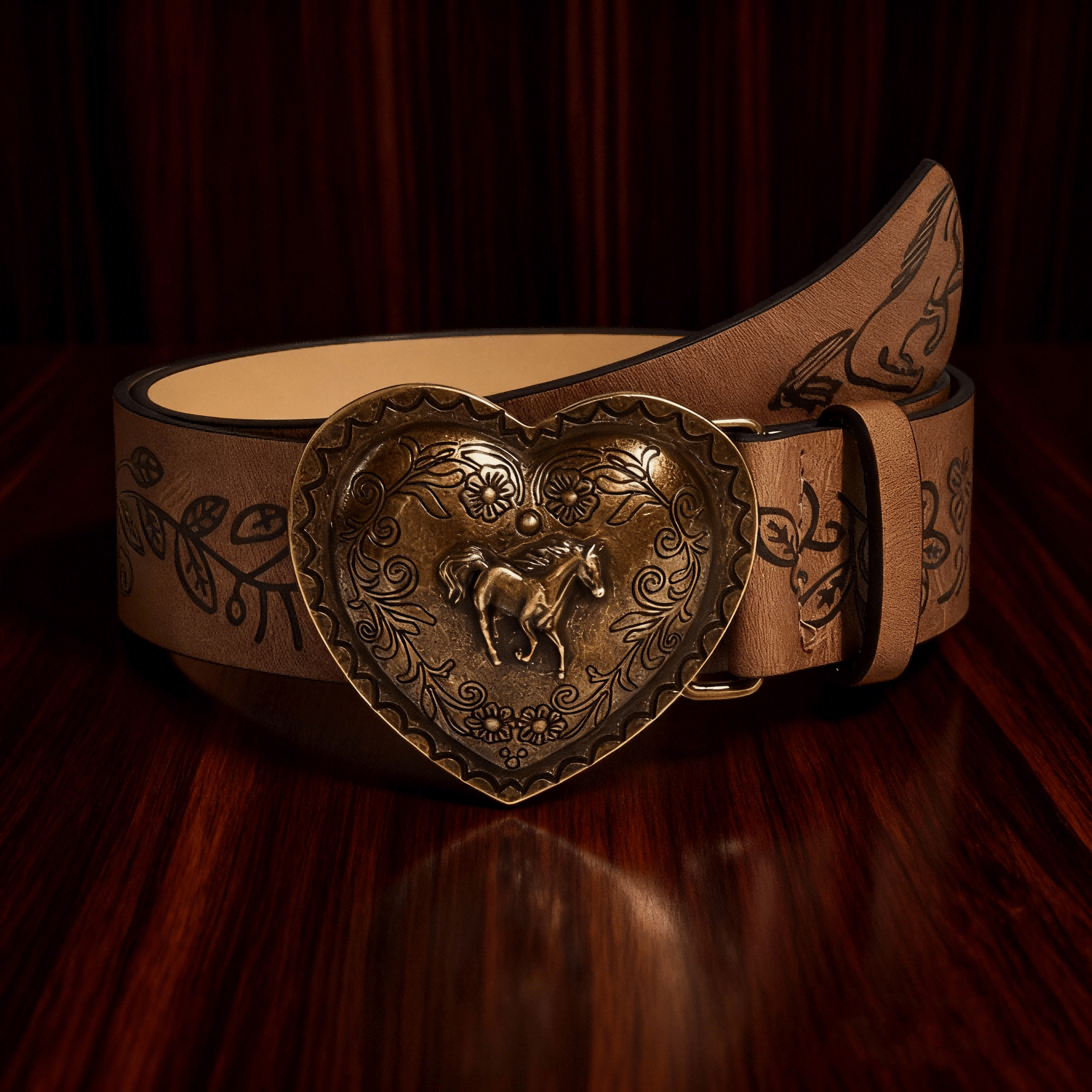Ceinture Western en Simili Cuir pour Femme Angeline — visuel 1