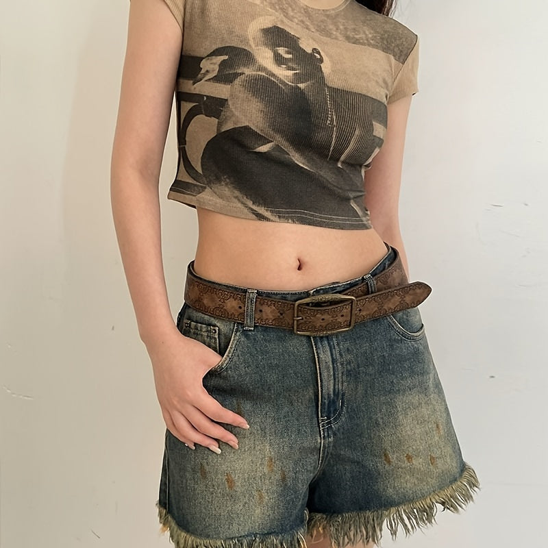 Ceinture Western en Simili Cuir pour Femme Coralie — visuel 11