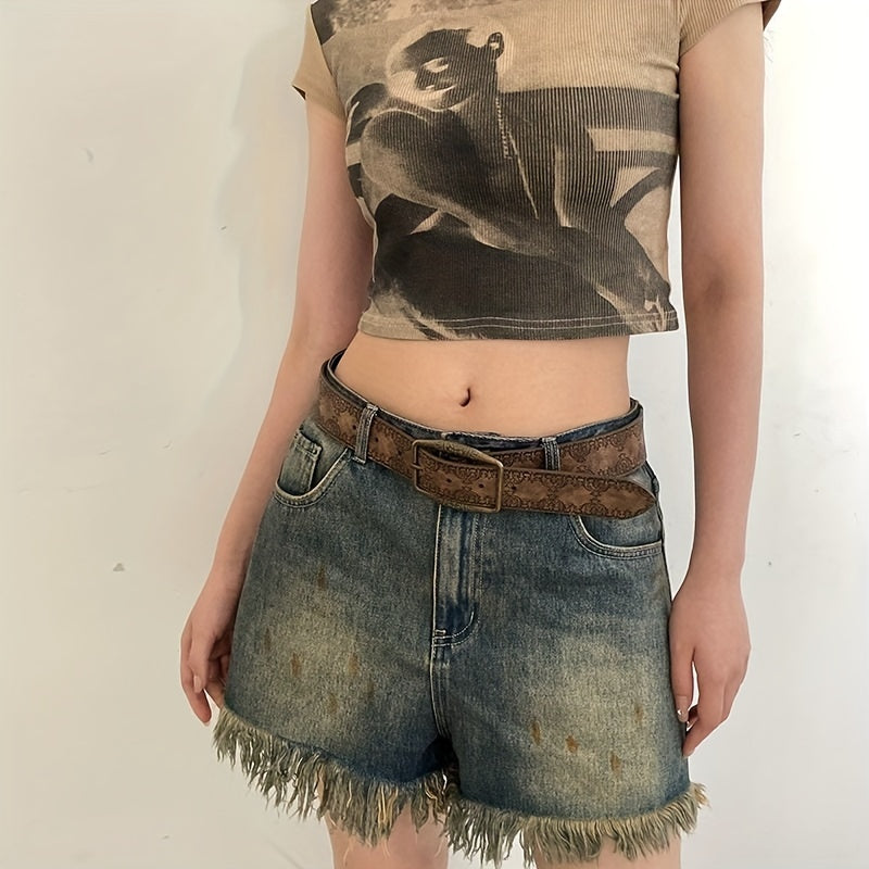 Ceinture Western en Simili Cuir pour Femme Coralie — visuel 12