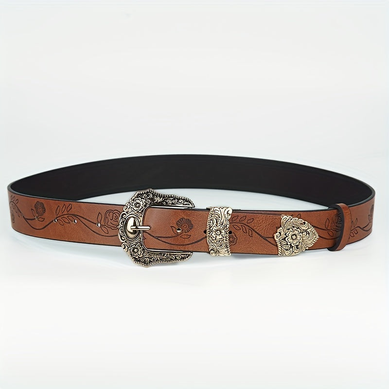 Ceinture Western en Simili Cuir pour Femme Girone — visuel 3