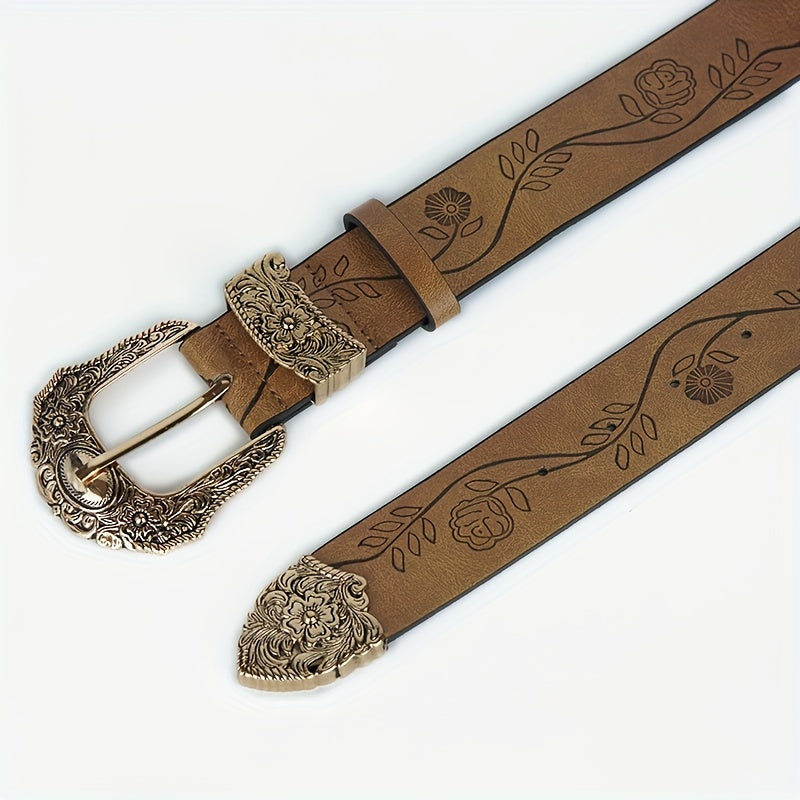 Ceinture Western en Simili Cuir pour Femme Girone — visuel 4