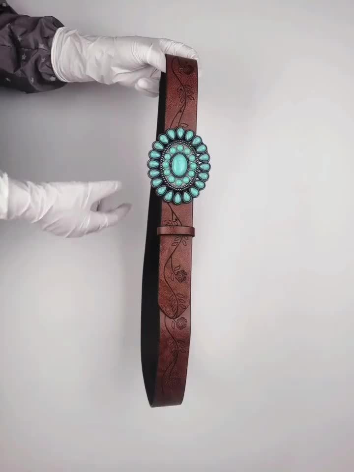 Ceinture Western en Simili Cuir pour Femme Viareggio — visuel 6
