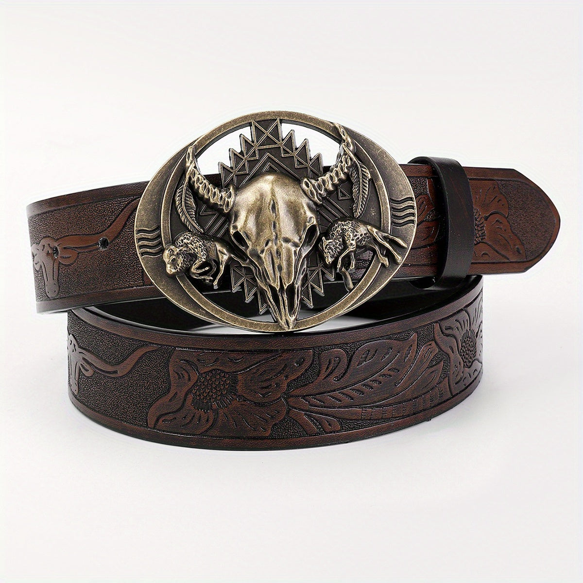 Ceinture Western en Simili Cuir pour Homme Fribourg — visuel 2