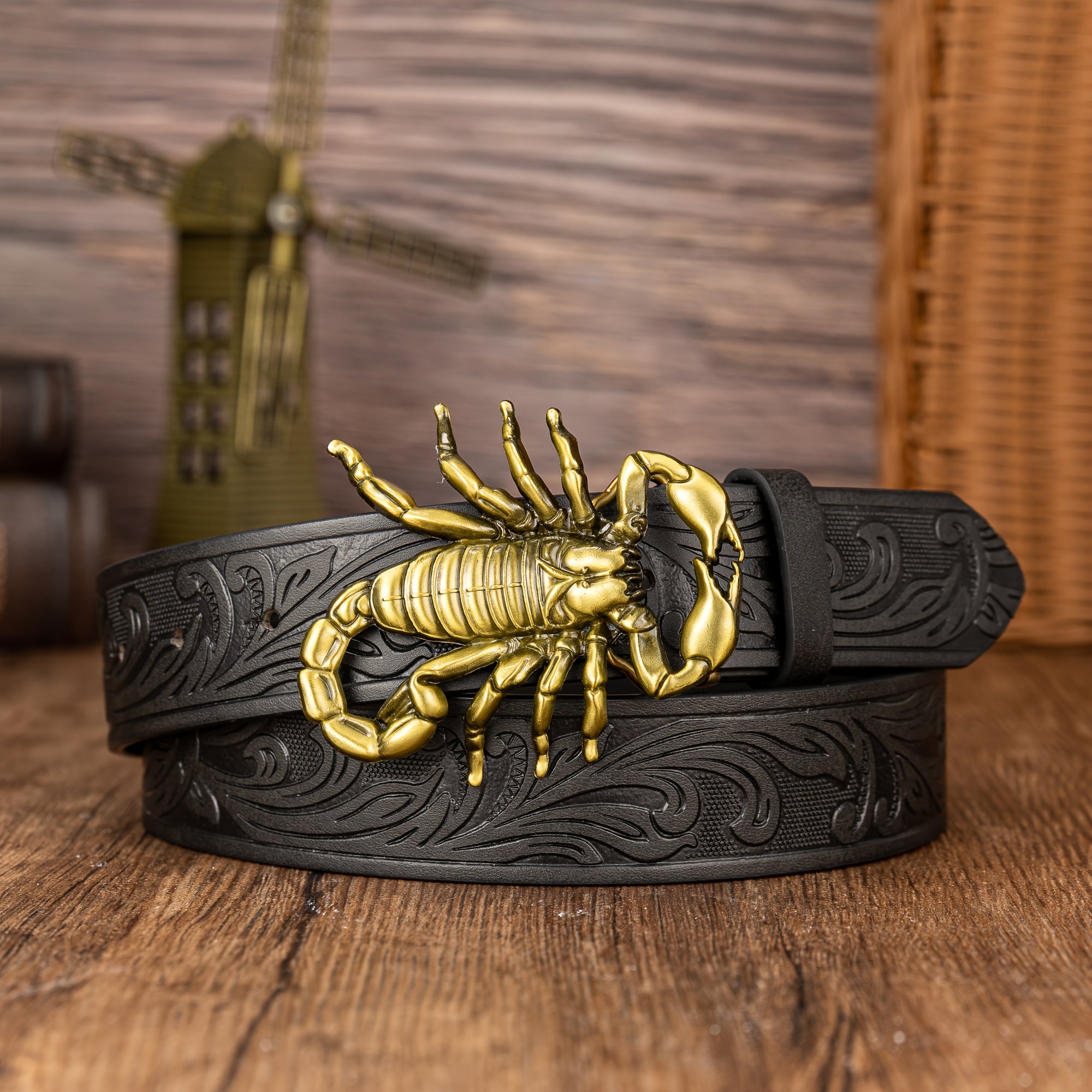 Ceinture Western en Simili Cuir pour Homme Glasgow — visuel 2
