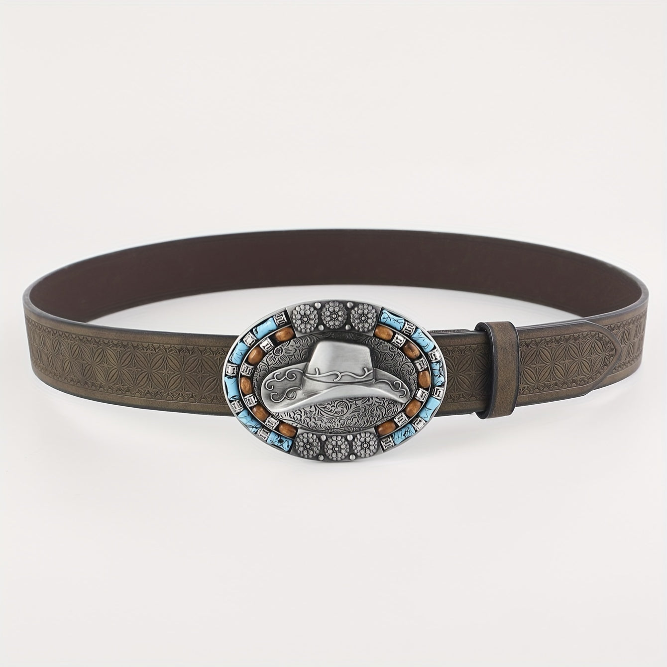 Ceinture Western en Simili Cuir pour Homme Groningue — visuel 1