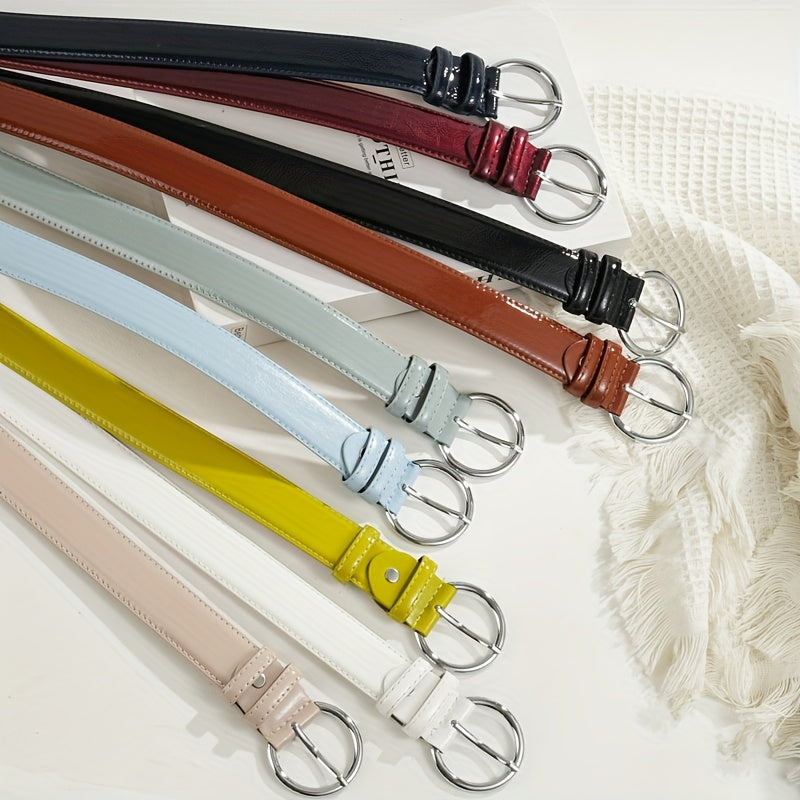 Ceinture Fine en Simili Cuir pour Femme - Joséphine